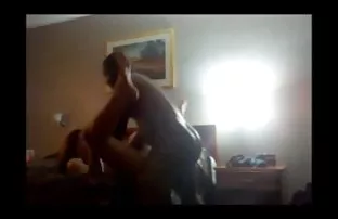 xxx Foursome in the living room